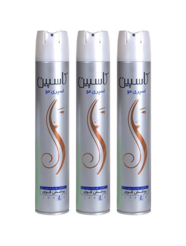 اسپری حالت دهنده مو کاسپین مدل Strong hold 4 حجم ۵۰۰ میلی لیتر