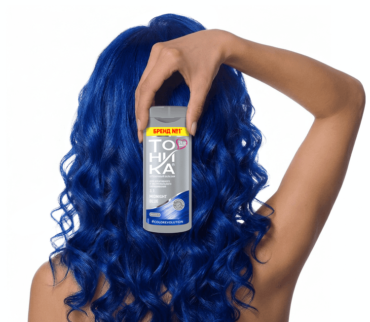 شامپو رنگ تونیکا شماره 3.1 رنگ Midnight Blue آبی حجم 150 میل