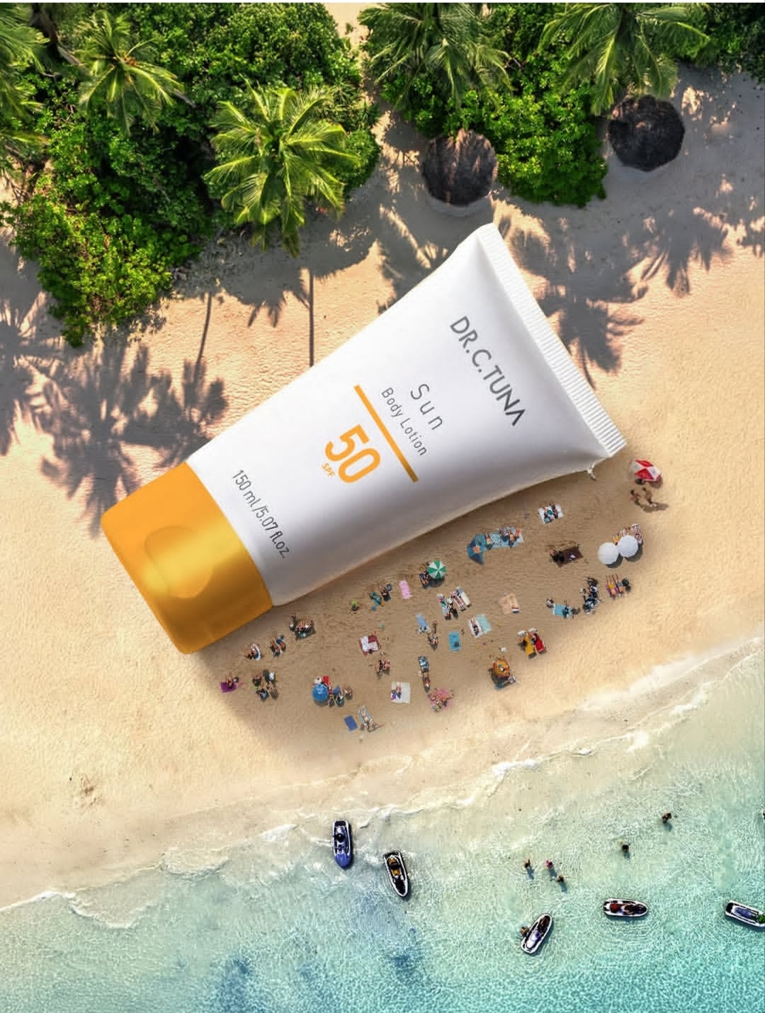 کرم ضد آفتاب دکتر سی‌تونا فارماسی Farmasi Dr.C.Tuna آبرسان مدل +Sun SPF 50 حجم 50 میلی‌لیتر